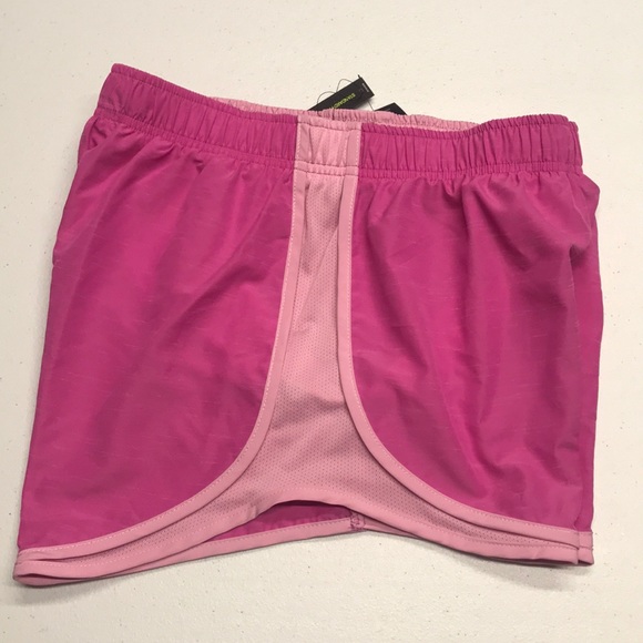 🆕 NIKE DRI-FIT Womens Pink Jogging Shorts LINED - Picture 3 of 4